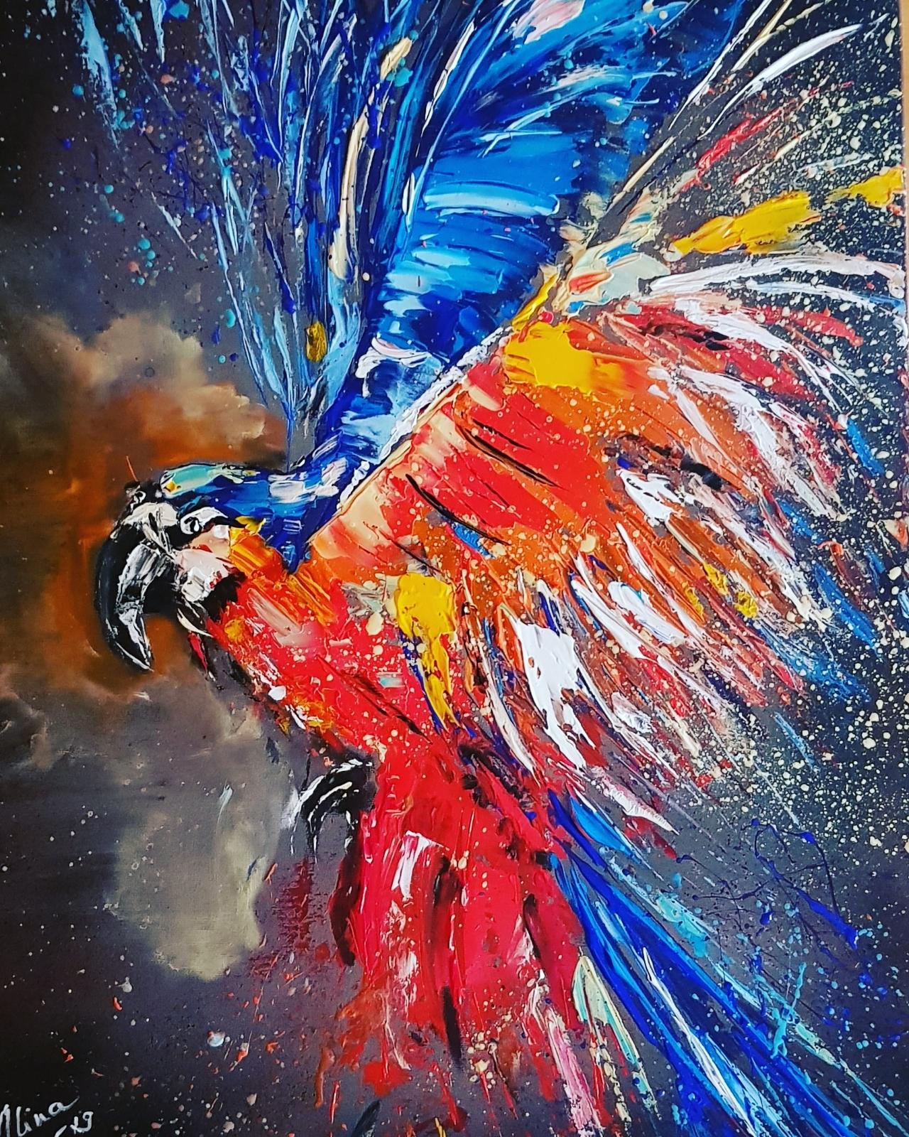 ArteDiAlina.com painting: brain as much as needed